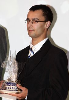 Łukasz Mazur był bardzo wzruszony przyjmując tytuł Ambasadora Aktywności Kobiet 