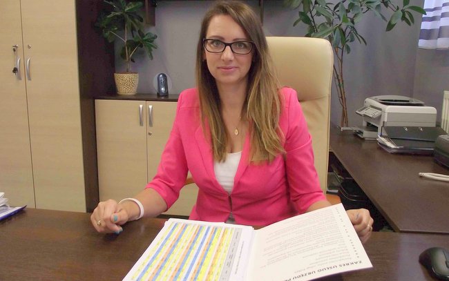 Anna Horodyska, dyrektor Powiatowego Urzędu Pracy w Strzelinie, informuje o stopie bezrobocia w powiecie strzelińskim