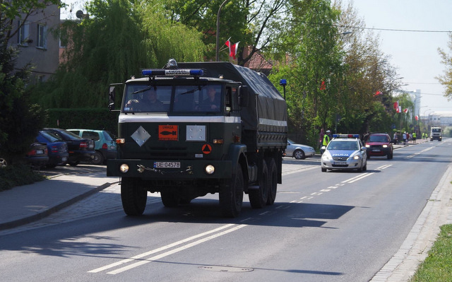 Niewybuch zabezpieczył i wywiózł na poligon patrol saperski z Brzegu Opolskiego. Foto: L. Pąchalski