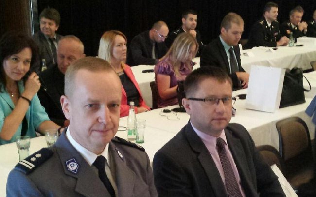 W konferencji uczestniczyli przedstawiciele powiatu strzelińskiego komendant policji Marek Pelczar  oraz starosta Marek Warcholiński