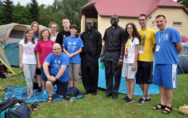 Wśród pielrzymów znalazło się kilku księży z zagranicy, którzy odwiedzili Polskę  z okazji ŚDM w Krakowie