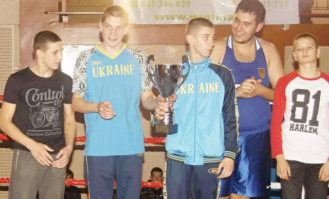 Puchar za zwycięstwo w meczu trafił do gości z Ukrainy