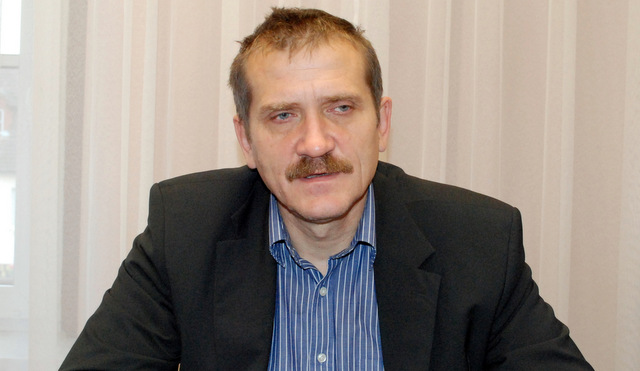 Burmistrz Jerzy Krochmalny (foto archiwum)