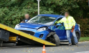 73-latek zjechał na przeciwległy pas