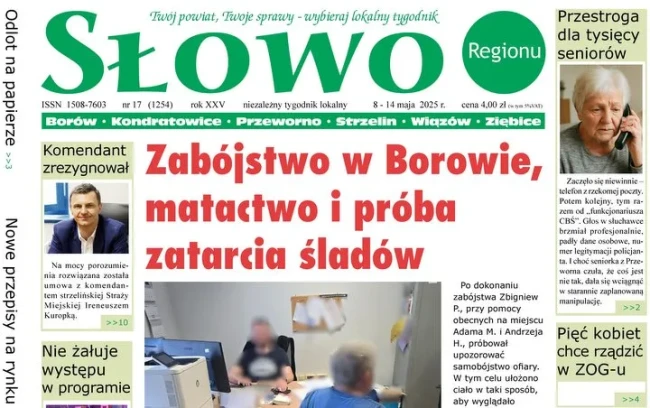 Zabójstwo, konklawe i wybory w ZOG-u – o tym piszemy w najnowszym Słowie Regionu
