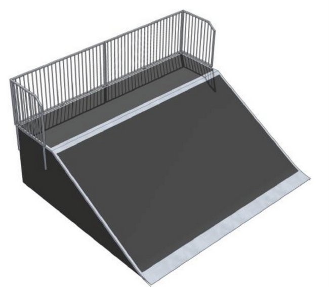 Bank ramp 416x488x150 Bank ramp 416x488x150