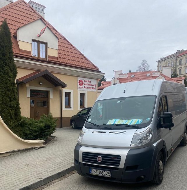 Zebrane dary przewieziono do punktu Caritas Archidiecezji Przemyskiej. Foto: Magdalena Kwiatkowska-Kłys Zebrane dary przewieziono do punktu Caritas Archidiecezji Przemyskiej. Foto: Magdalena Kwiatkowska-Kłys