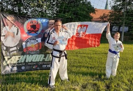 Trener Tadeusz Pułkownik i Patryk Kozieł Trener Tadeusz Pułkownik i Patryk Kozieł