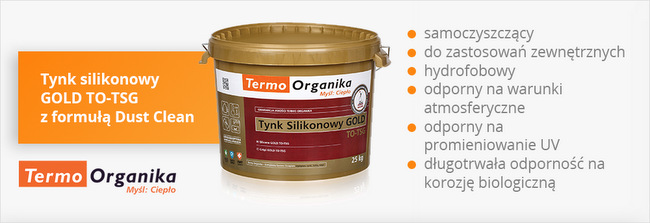 Tynk silikonowy GOLD TO-TSG z formułą Dust Clean Tynk silikonowy GOLD TO-TSG z formułą Dust Clean
