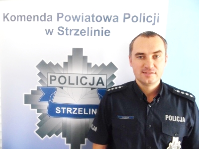 Asp. sztab. Robert Deja Foto KPP Strzelin