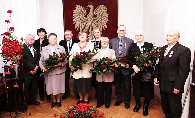 Cztery pary jubilatów mogą poszczycić się wieloletnim stażem małżeńskim