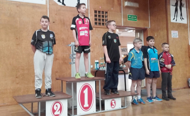 Kacper Głazowski na drugim stopniu podium
