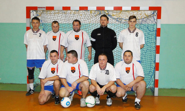 Ekipa FC Przeworno tuż przed meczem z Ajaxem
