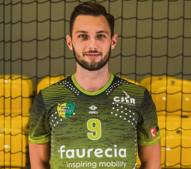 Mateusz Wróbel reprezentował Volley Jelcz-Laskowice