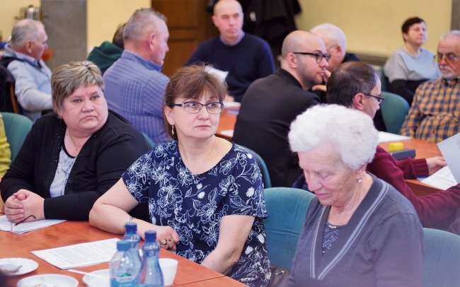Gościom przedstawiono bogatą część informacyjną Gościom przedstawiono bogatą część informacyjną