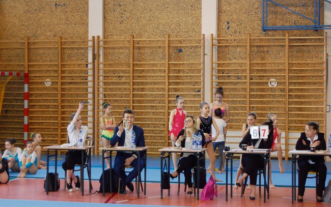 Po każdym programie, sędziowie wystawiali notę Po każdym programie, sędziowie wystawiali notę