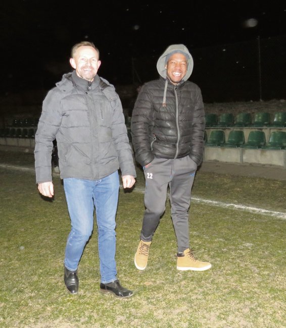 Prezes Grzegorz Bulak w rozmowie z Deiversonem Prezes Grzegorz Bulak w rozmowie z Deiversonem