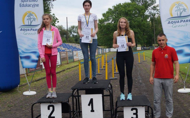 Najlepsze biegaczki na podium
