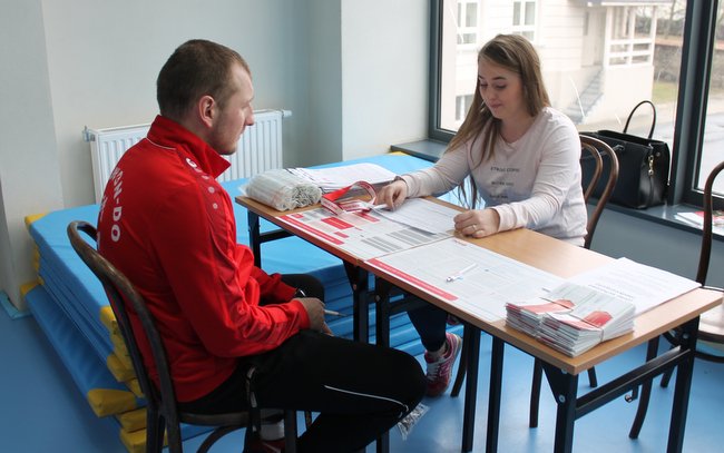 Akcję rejestracji prowadzono również w LO w Strzelinie. Foto: LO Strzelina