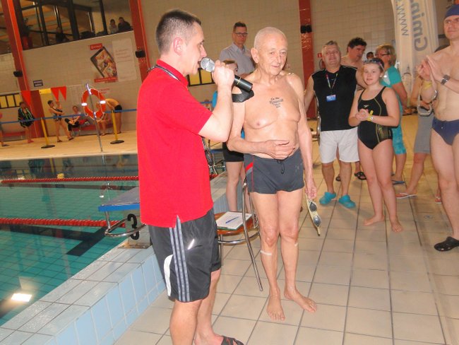 W Strzelinie wystartował też najstarszy uczestnik „Otyliady” w Polsce – 88-letni Julian Kubisz, który pokonał dystans 9,1 km