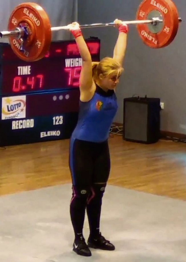 Zuzia była najlepsza z wynikiem 132 kg Zuzia była najlepsza z wynikiem 132 kg