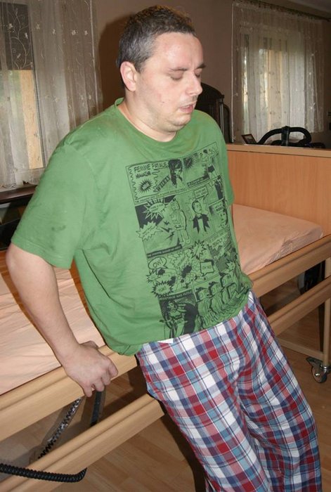 Obecnie przejście niedużego dystansu jest dla Rafała dużym wyzwaniem Obecnie przejście niedużego dystansu jest dla Rafała dużym wyzwaniem