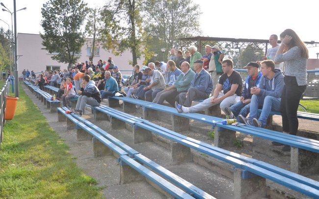 Tym razem kibice w Borowie nie obejrzeli goli. Foto: BKS