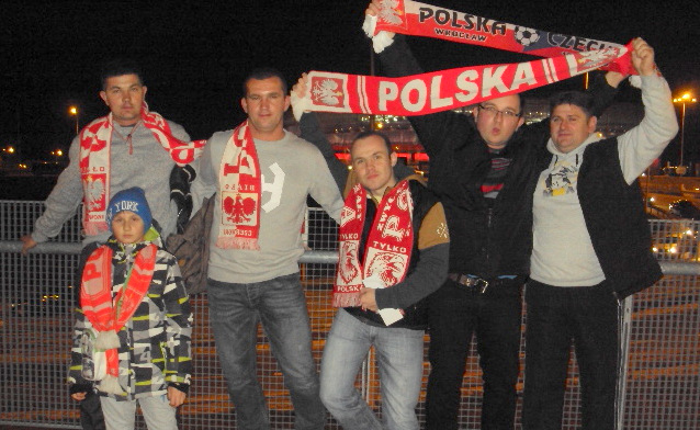 Kibice z gminy Borów dopingowali reprezentację Polski