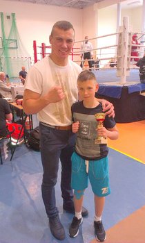 Mike Drużga i były mistrz Europy Mateusz Masternak Mike Drużga i były mistrz Europy Mateusz Masternak