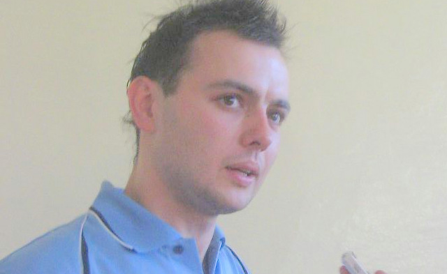 Piotr Bereziuk jest tenisistą TTC Kist 