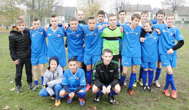 Trampkarze Strzelinianki przed meczem ze Sportingiem