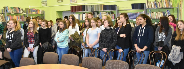 Młodzież aktywnie uczestniczyła w spotkaniu